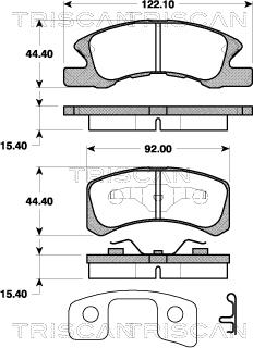 Magneti Marelli 363916060950 - Kit pastiglie freno, Freno a disco autozon.pro