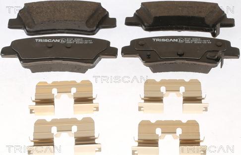 Triscan 8110 43063 - Kit pastiglie freno, Freno a disco autozon.pro