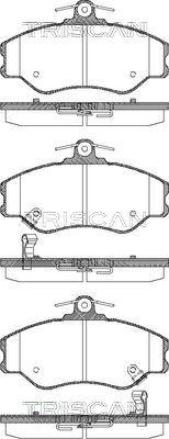 Triscan 8110 43002 - Kit pastiglie freno, Freno a disco autozon.pro