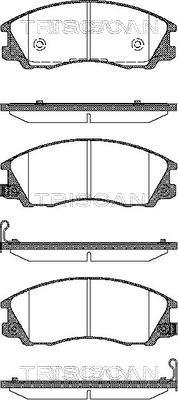 Triscan 8110 43019 - Kit pastiglie freno, Freno a disco autozon.pro