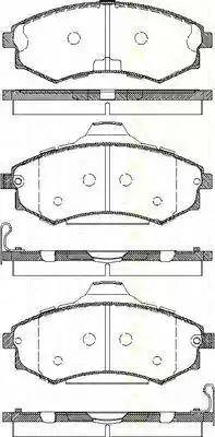 Triscan 8110 43015 - Kit pastiglie freno, Freno a disco autozon.pro