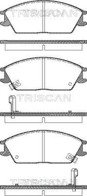 Triscan 8110 43182 - Kit pastiglie freno, Freno a disco autozon.pro