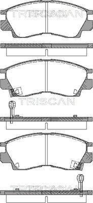 Triscan 8110 42914 - Kit pastiglie freno, Freno a disco autozon.pro