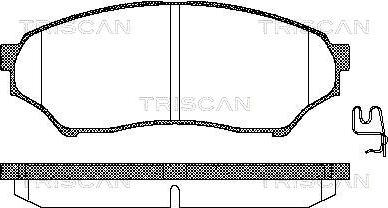 Triscan 8110 42015 - Kit pastiglie freno, Freno a disco autozon.pro