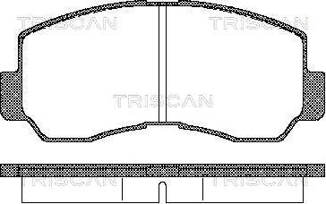 Triscan 8110 42011 - Kit pastiglie freno, Freno a disco autozon.pro