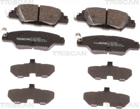 Triscan 8110 50927 - Kit pastiglie freno, Freno a disco autozon.pro