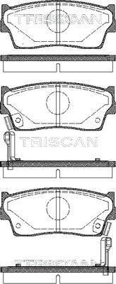 Triscan 8110 69980 - Kit pastiglie freno, Freno a disco autozon.pro