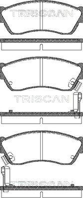 Triscan 8110 69181 - Kit pastiglie freno, Freno a disco autozon.pro