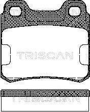 Triscan 8110 65001 - Kit pastiglie freno, Freno a disco autozon.pro