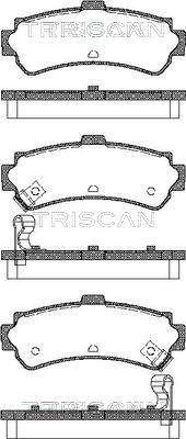 Triscan 8110 14006 - Kit pastiglie freno, Freno a disco autozon.pro