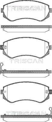 Triscan 8110 14014 - Kit pastiglie freno, Freno a disco autozon.pro