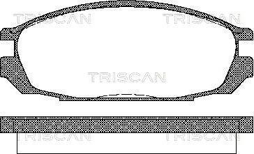 Triscan 8110 14010 - Kit pastiglie freno, Freno a disco autozon.pro