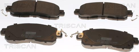 Triscan 8110 14082 - Kit pastiglie freno, Freno a disco autozon.pro