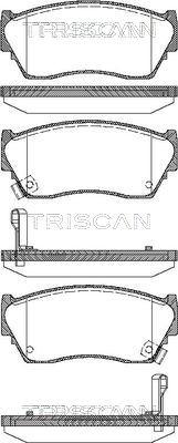 Triscan 8110 14029 - Kit pastiglie freno, Freno a disco autozon.pro