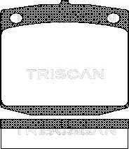 Triscan 8110 14023 - Kit pastiglie freno, Freno a disco autozon.pro