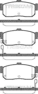 Triscan 8110 14027 - Kit pastiglie freno, Freno a disco autozon.pro