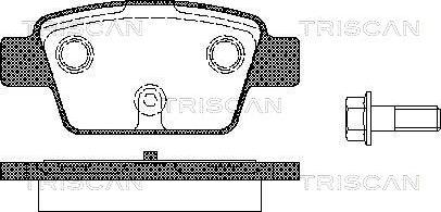 Triscan 8110 15018 - Kit pastiglie freno, Freno a disco autozon.pro