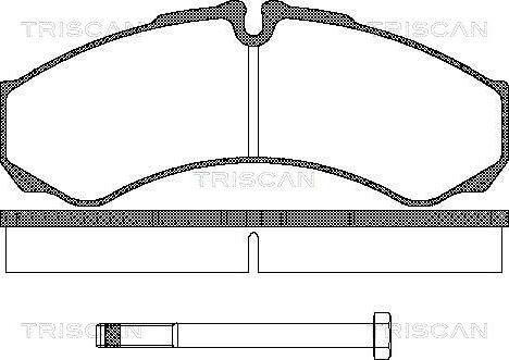 Triscan 8110 15013 - Kit pastiglie freno, Freno a disco autozon.pro