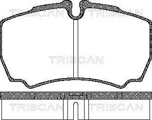 Triscan 8110 15029 - Kit pastiglie freno, Freno a disco autozon.pro