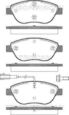 Triscan 8110 15020 - Kit pastiglie freno, Freno a disco autozon.pro