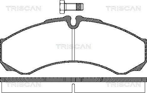 Triscan 8110 15028 - Kit pastiglie freno, Freno a disco autozon.pro