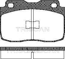 Triscan 8110 15130 - Kit pastiglie freno, Freno a disco autozon.pro