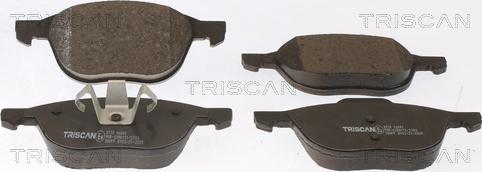 Triscan 8110 16041 - Kit pastiglie freno, Freno a disco autozon.pro