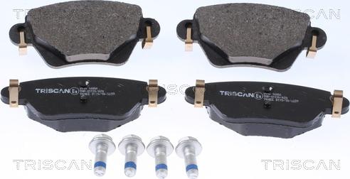 Triscan 8110 16006 - Kit pastiglie freno, Freno a disco autozon.pro