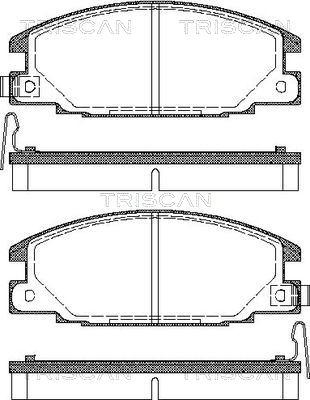 Triscan 8110 10913 - Kit pastiglie freno, Freno a disco autozon.pro