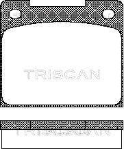 Triscan 8110 10424 - Kit pastiglie freno, Freno a disco autozon.pro