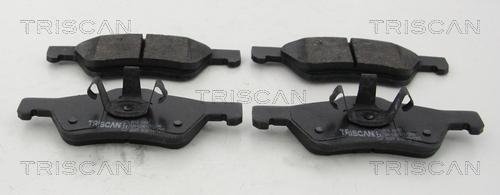 Triscan 8110 10597 - Kit pastiglie freno, Freno a disco autozon.pro