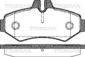 Triscan 8110 10515 - Kit pastiglie freno, Freno a disco autozon.pro