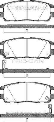 Triscan 8110 10516 - Kit pastiglie freno, Freno a disco autozon.pro