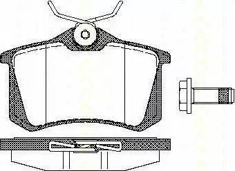 Triscan 8110 10512 - Kit pastiglie freno, Freno a disco autozon.pro