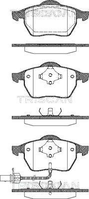 Triscan 8110 10524 - Kit pastiglie freno, Freno a disco autozon.pro