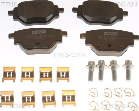 Triscan 8110 10615 - Kit pastiglie freno, Freno a disco autozon.pro