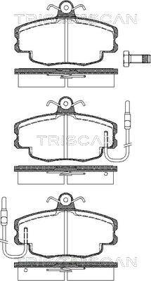 Triscan 8110 10041 - Kit pastiglie freno, Freno a disco autozon.pro