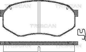 Valeo 551758 - Kit pastiglie freno, Freno a disco autozon.pro