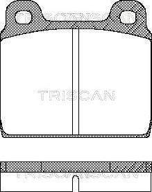 Triscan 8110 10203 - Kit pastiglie freno, Freno a disco autozon.pro