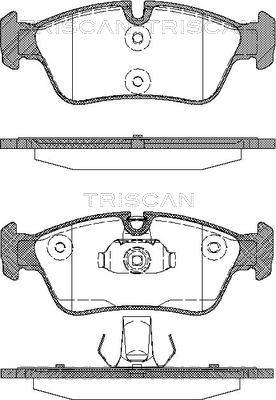 Triscan 8110 11008 - Kit pastiglie freno, Freno a disco autozon.pro