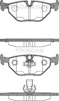 Triscan 8110 11003 - Kit pastiglie freno, Freno a disco autozon.pro