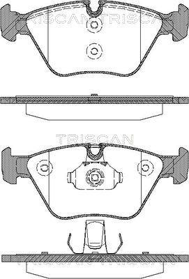 Triscan 8110 11015 - Kit pastiglie freno, Freno a disco autozon.pro