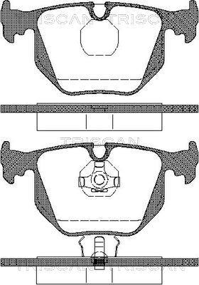 Triscan 8110 11013 - Kit pastiglie freno, Freno a disco autozon.pro