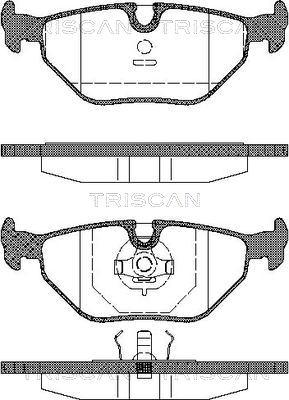 Triscan 8110 11899 - Kit pastiglie freno, Freno a disco autozon.pro