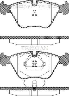 Triscan 8110 11898 - Kit pastiglie freno, Freno a disco autozon.pro