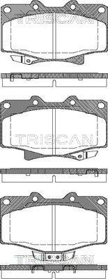 Triscan 8110 13052 - Kit pastiglie freno, Freno a disco autozon.pro