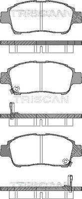 Triscan 8110 13019 - Kit pastiglie freno, Freno a disco autozon.pro