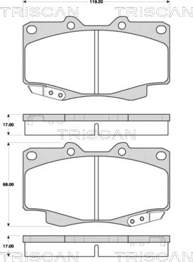 Raicam RA.0580.4 - Kit pastiglie freno, Freno a disco autozon.pro