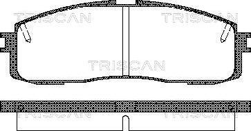 Triscan 8110 13152 - Kit pastiglie freno, Freno a disco autozon.pro