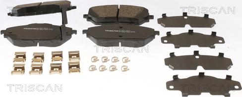 Triscan 8110 13118 - Kit pastiglie freno, Freno a disco autozon.pro